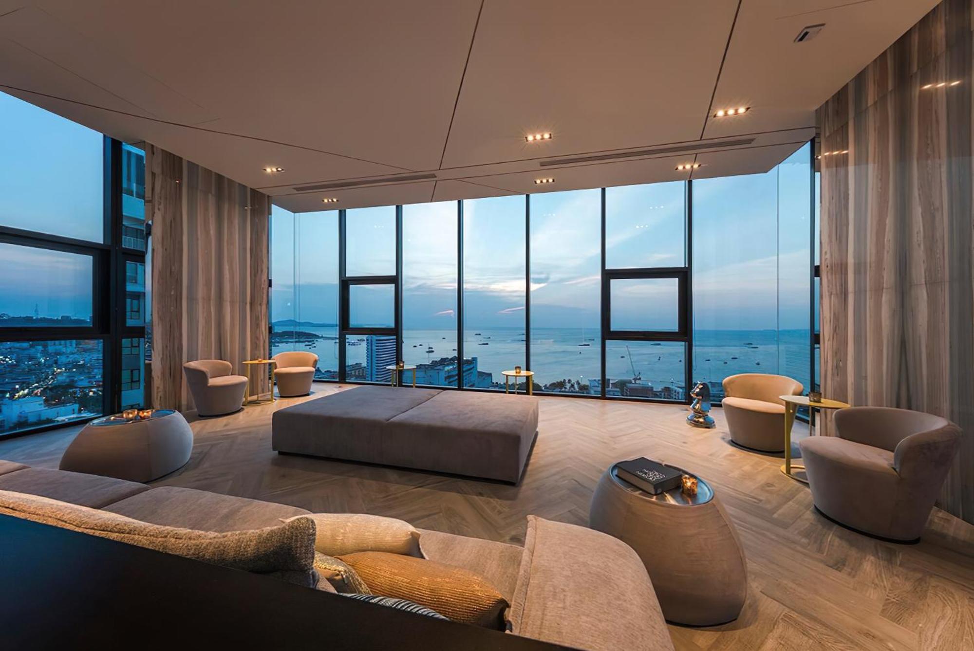 Central Pattaya - Sea View Large Balcony Condo With Infinity Pool Exterior photo